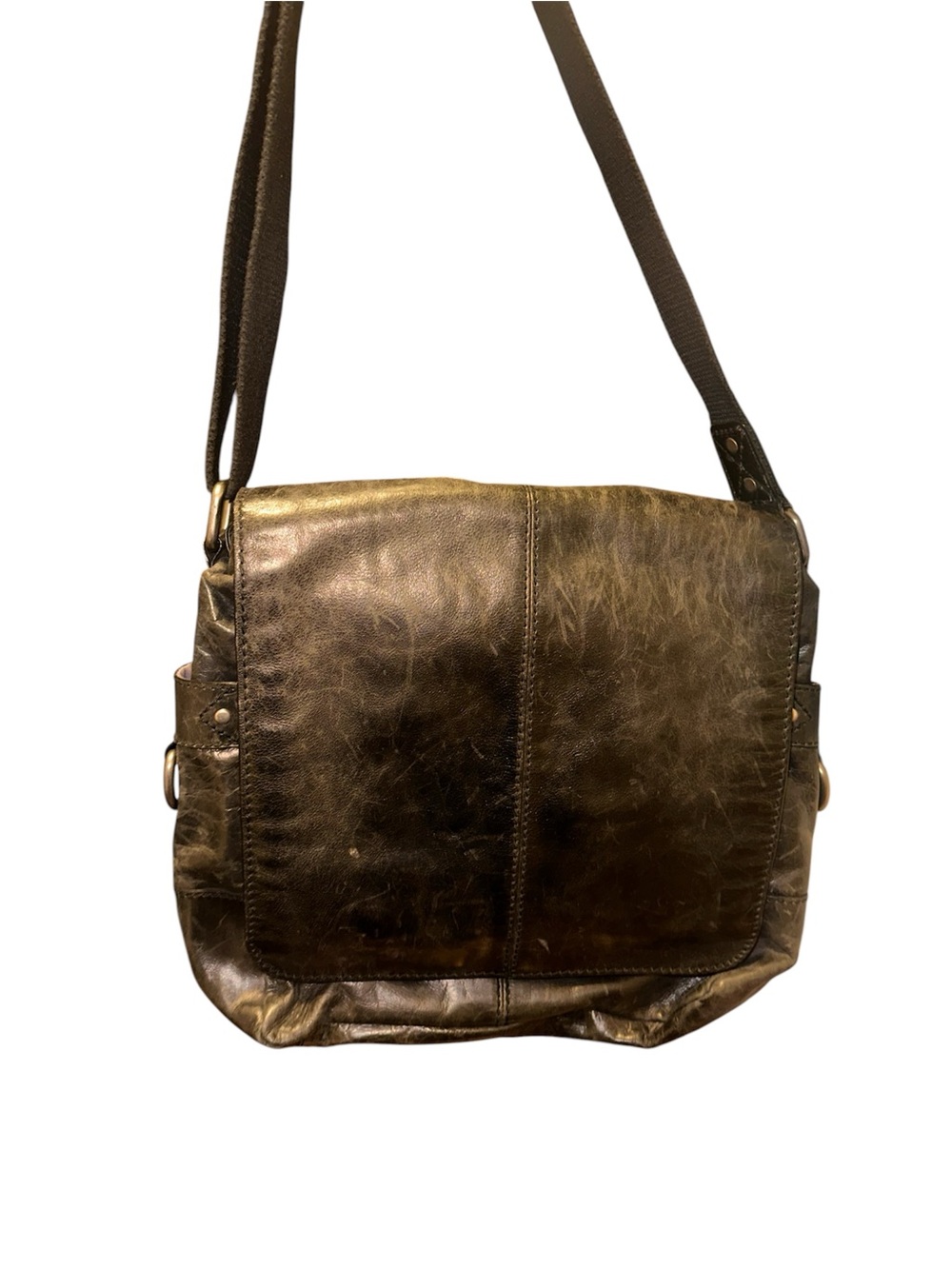 FOSSIL Y2K Computer Messenger Leather Bag